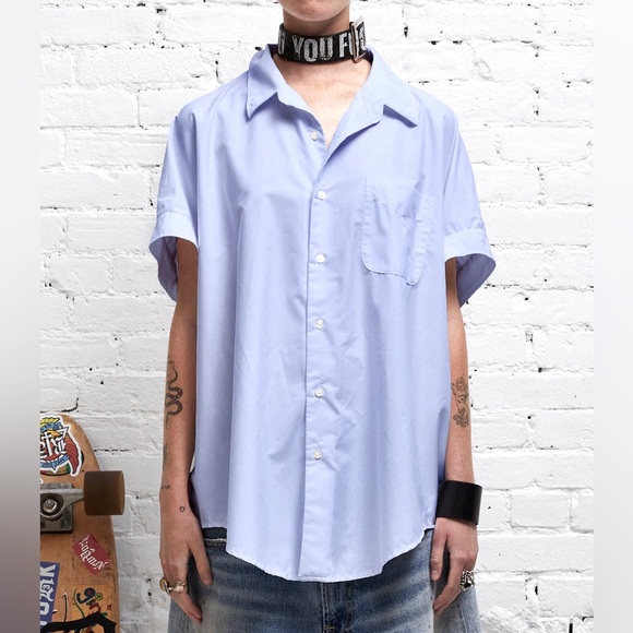 R13 Tops - R13 Sleeveless Boxy Button-Up